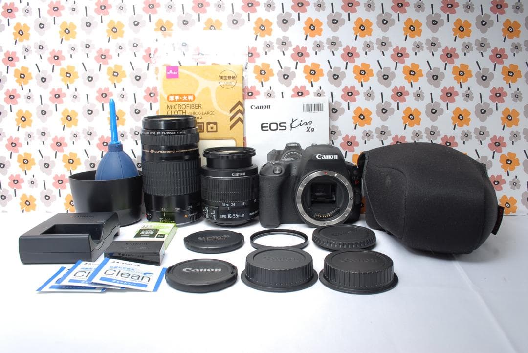 ❤Canon kiss X9❤一眼レフカメラ❤手ぶれ補正標準＆超望遠❤スマホ転送
