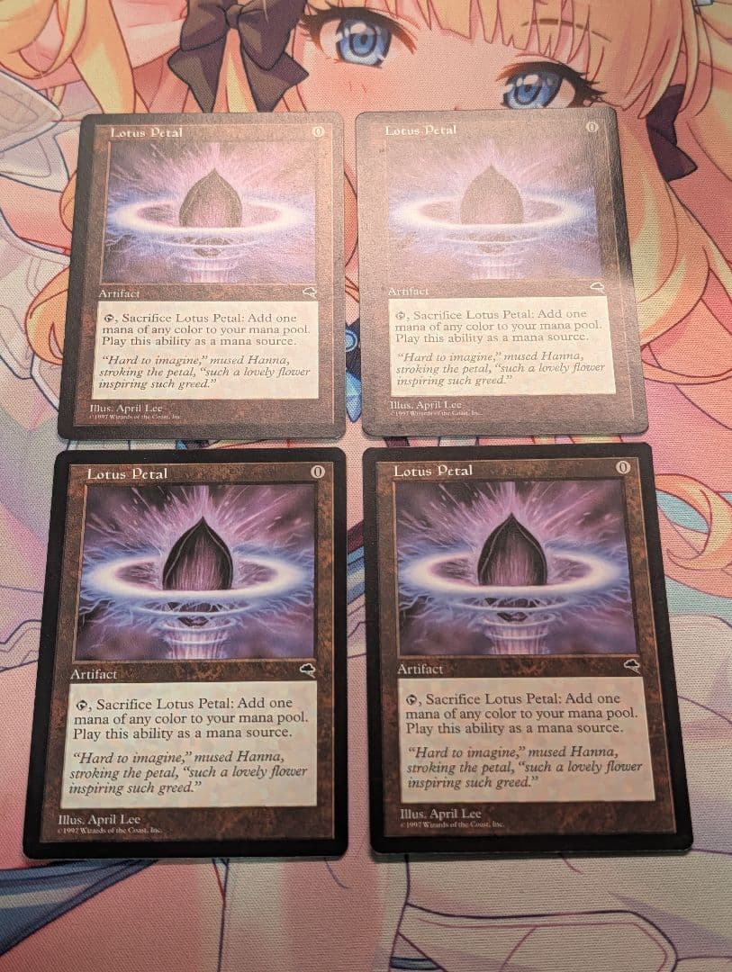 MTG　水蓮の花びら/Lotus Petal　英語　4枚　TMP