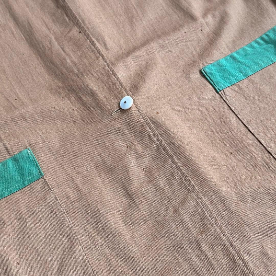 30s Pool’s チェンジボタン ショップコート ダスター アトリエコート