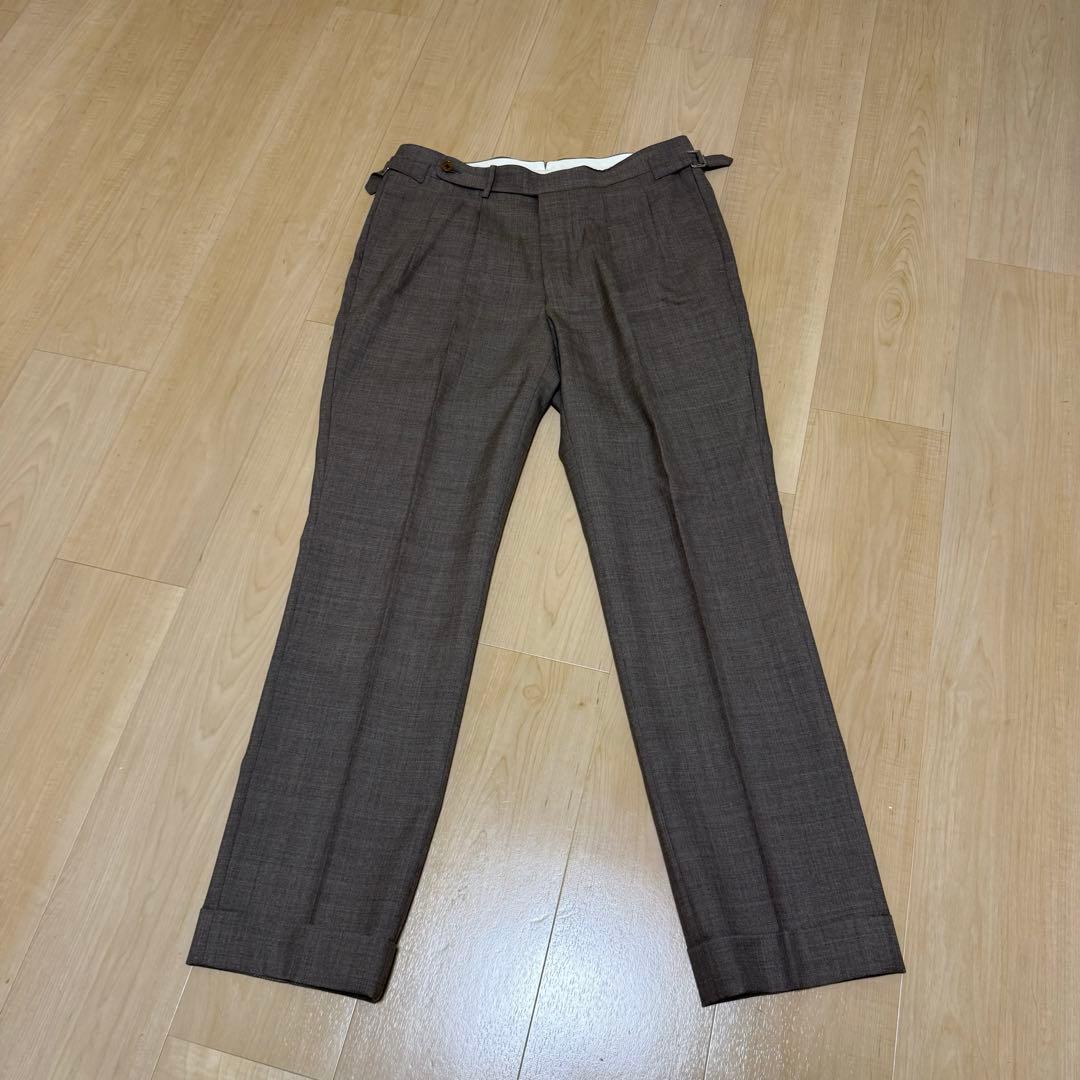 BEAMS F CANONICO トロピカルウール スラックス