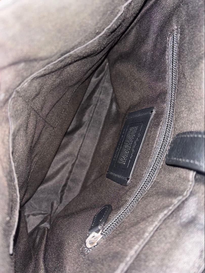 COACH ショルダーバッグ レザーバッグ 黒