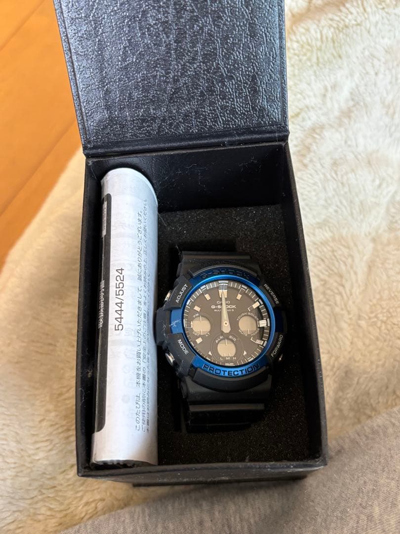 G-SHOCK GAW-100B-1A2JF 電波ソーラー腕時計