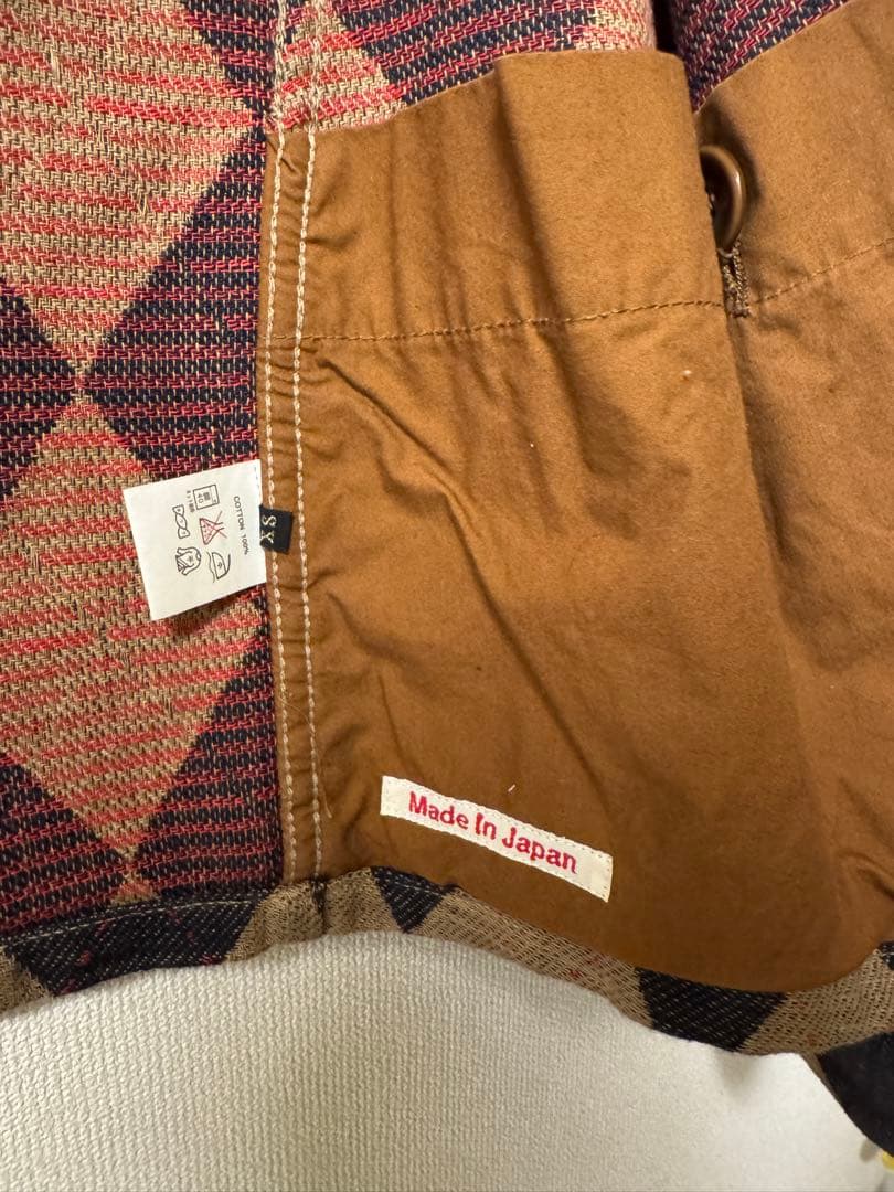 希少　KAPITAL アーガイル柄ジャケット　ジャガード　刺し子