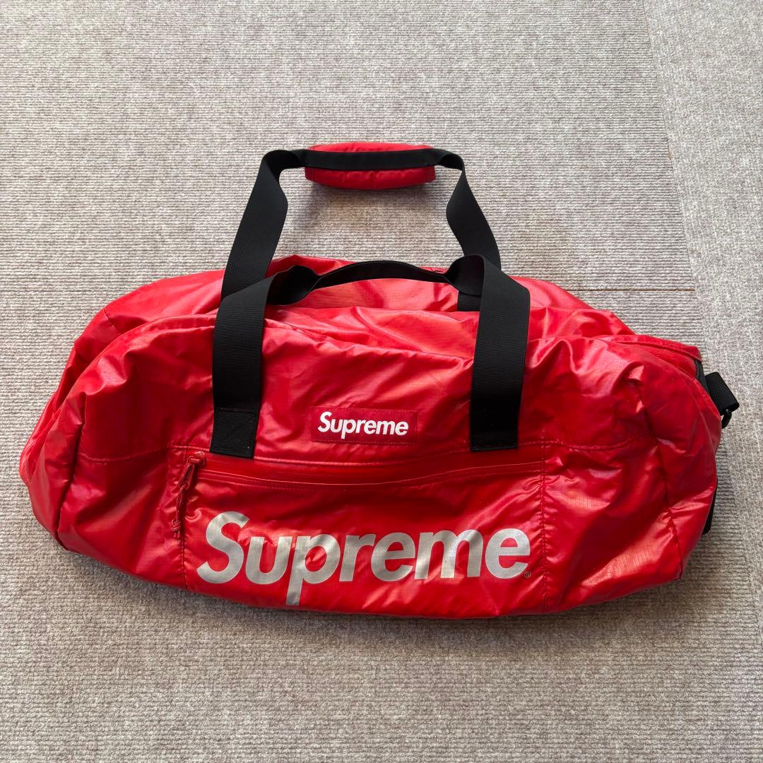 Supreme シュプリーム　17AW/Duffle Bagボストンバッグレッド