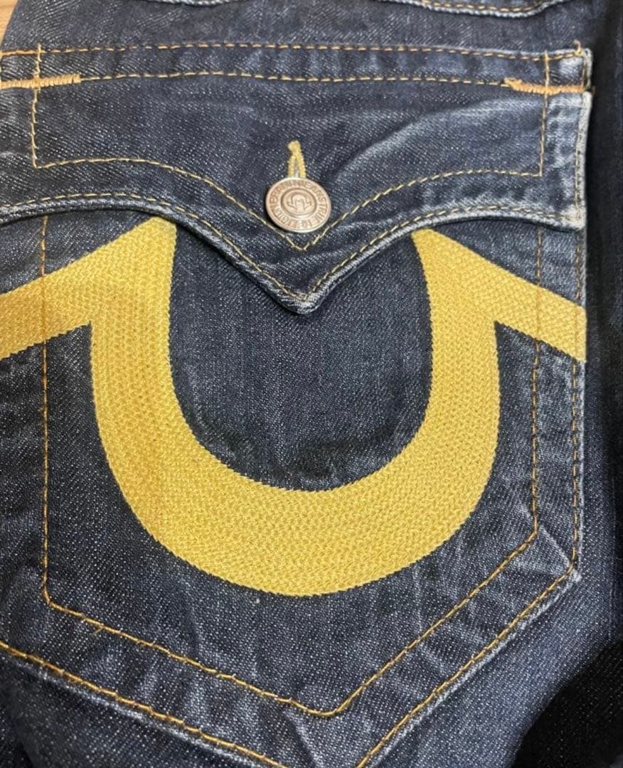 正規品True Religion ストレートデニム スケーター swag