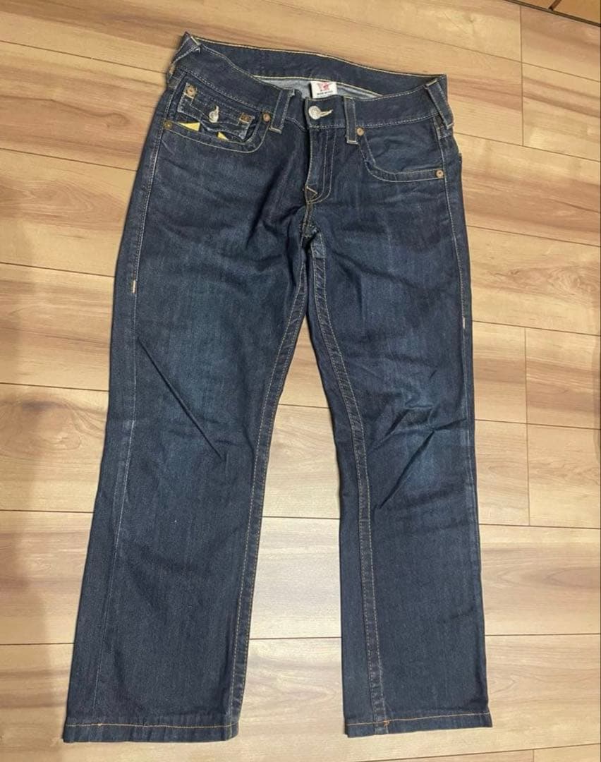 正規品True Religion ストレートデニム スケーター swag