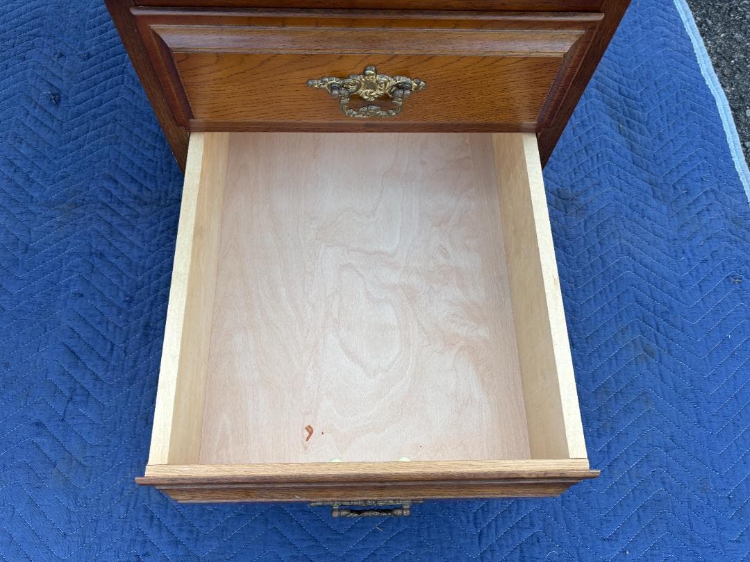 カリモク★デスク★片袖机★書斎机★アンティーク調★KARIMOKU