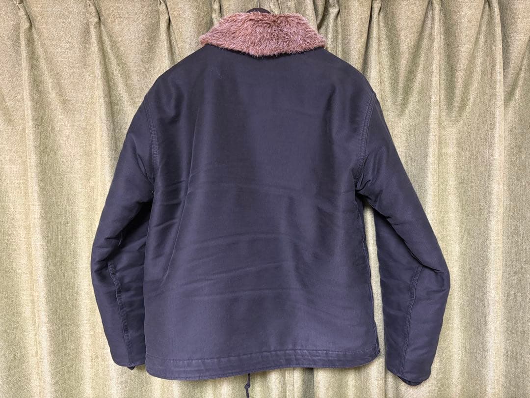 HOUSTON ヒューストン N-1 デッキジャケット 40 ブラック