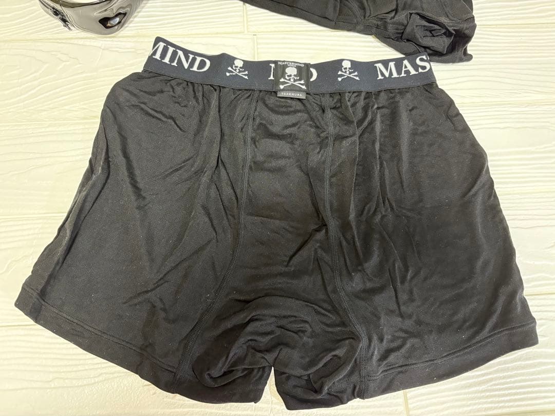 MASTER MIND 未使用ボクサーパンツ 2枚セット 黒