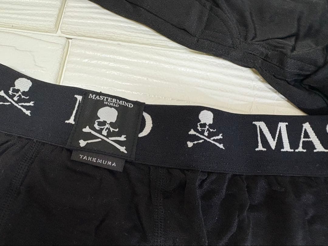 MASTER MIND 未使用ボクサーパンツ 2枚セット 黒