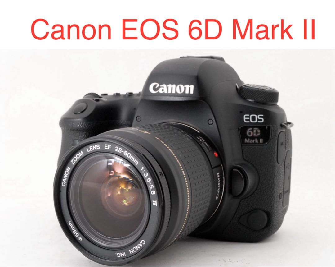 デジタル一眼レフカメラ　Canon EOS 6D Mark II標準レンズセット