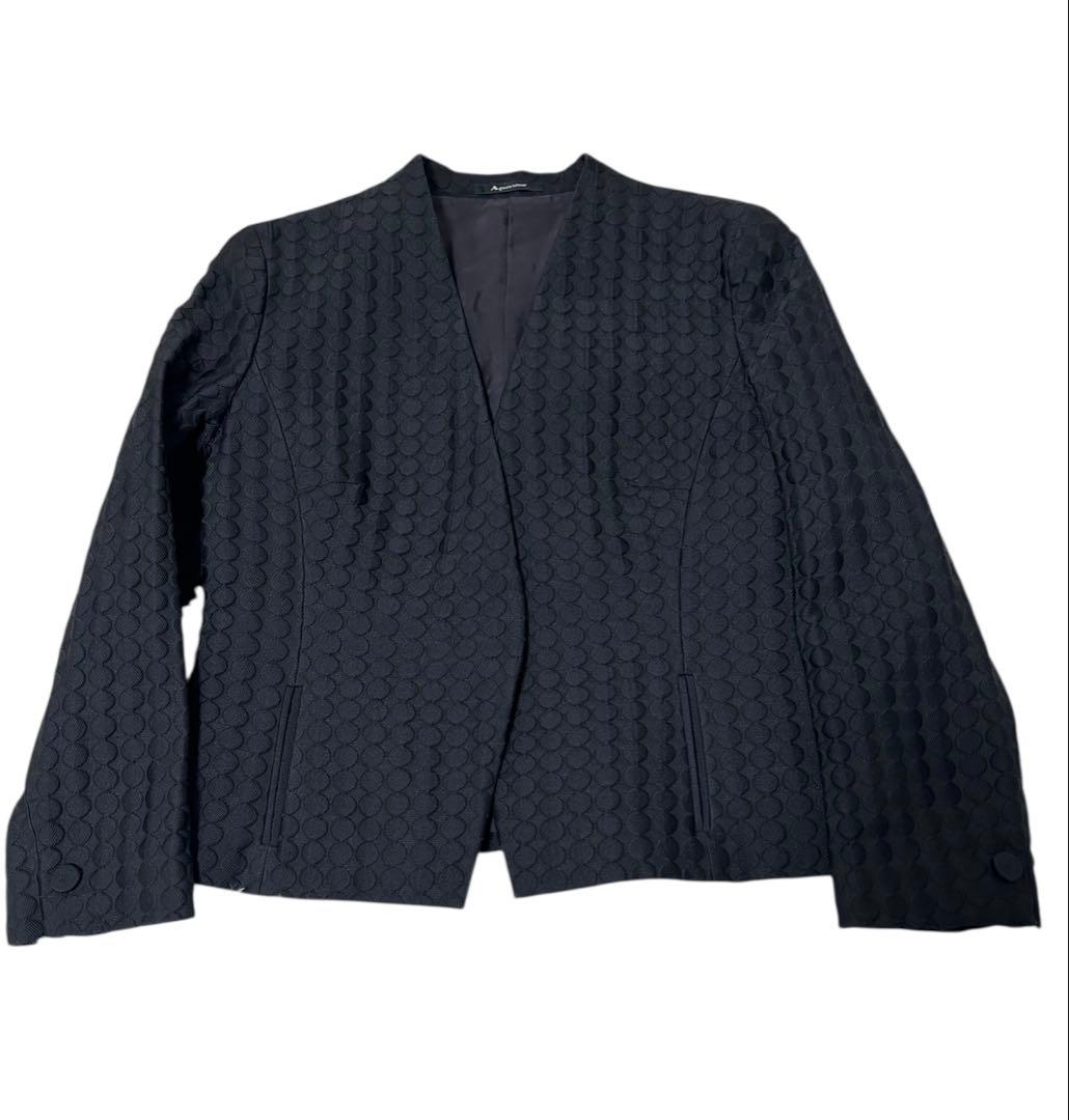 【極美品】アクアスキュータム　フォーマル　セットアップ　ワンピース　黒　ブラック