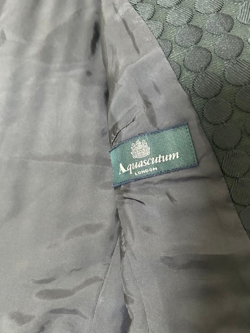 【極美品】アクアスキュータム　フォーマル　セットアップ　ワンピース　黒　ブラック