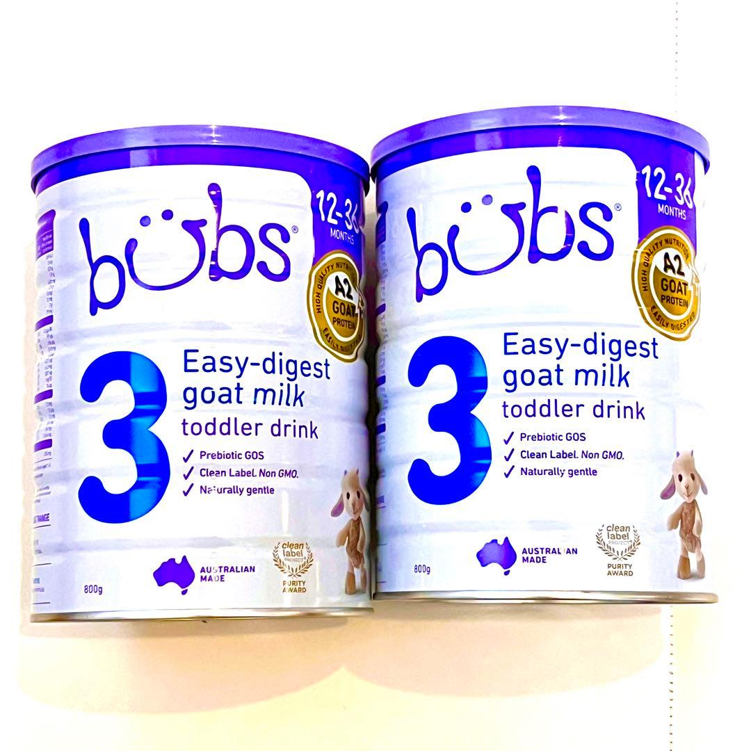 bubs バブズ ヤギミルク ステップ3 粉ミルク 2缶