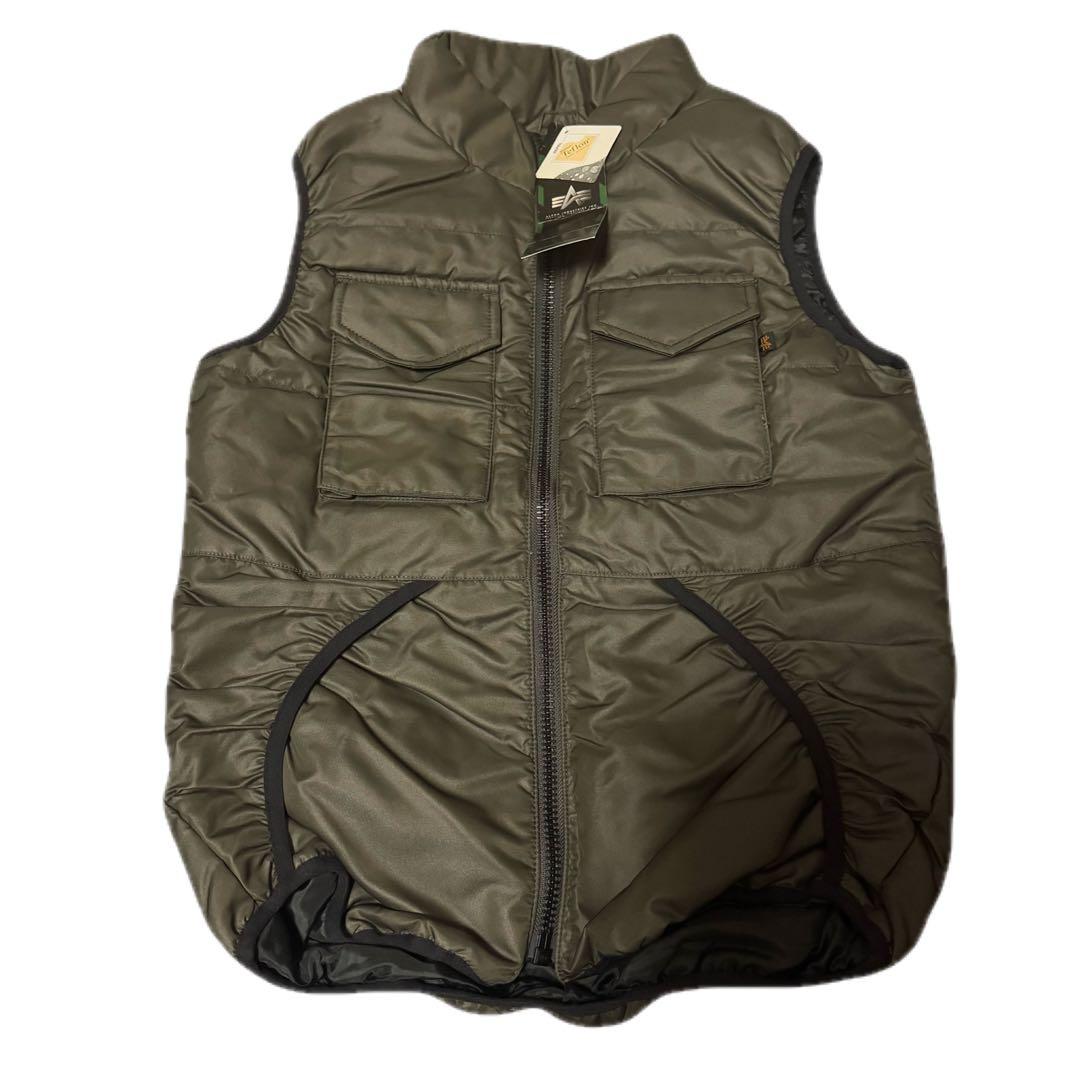 モ*ン様 新品未使用品　ALPHA INDUSTRIES ダウンベスト　Mサイズ