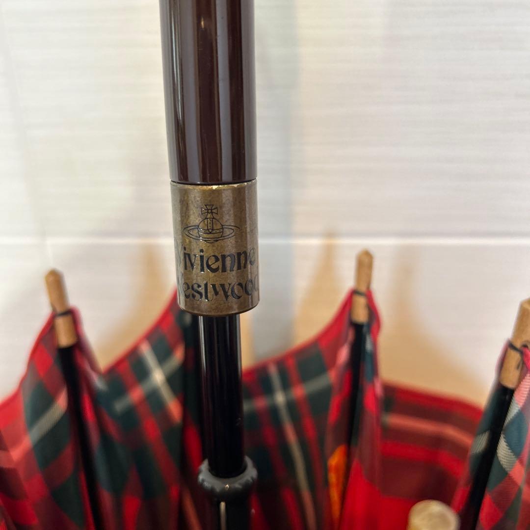 VivienneWestwood ヴィヴィアンウエストウッド　 傘　赤　チェック