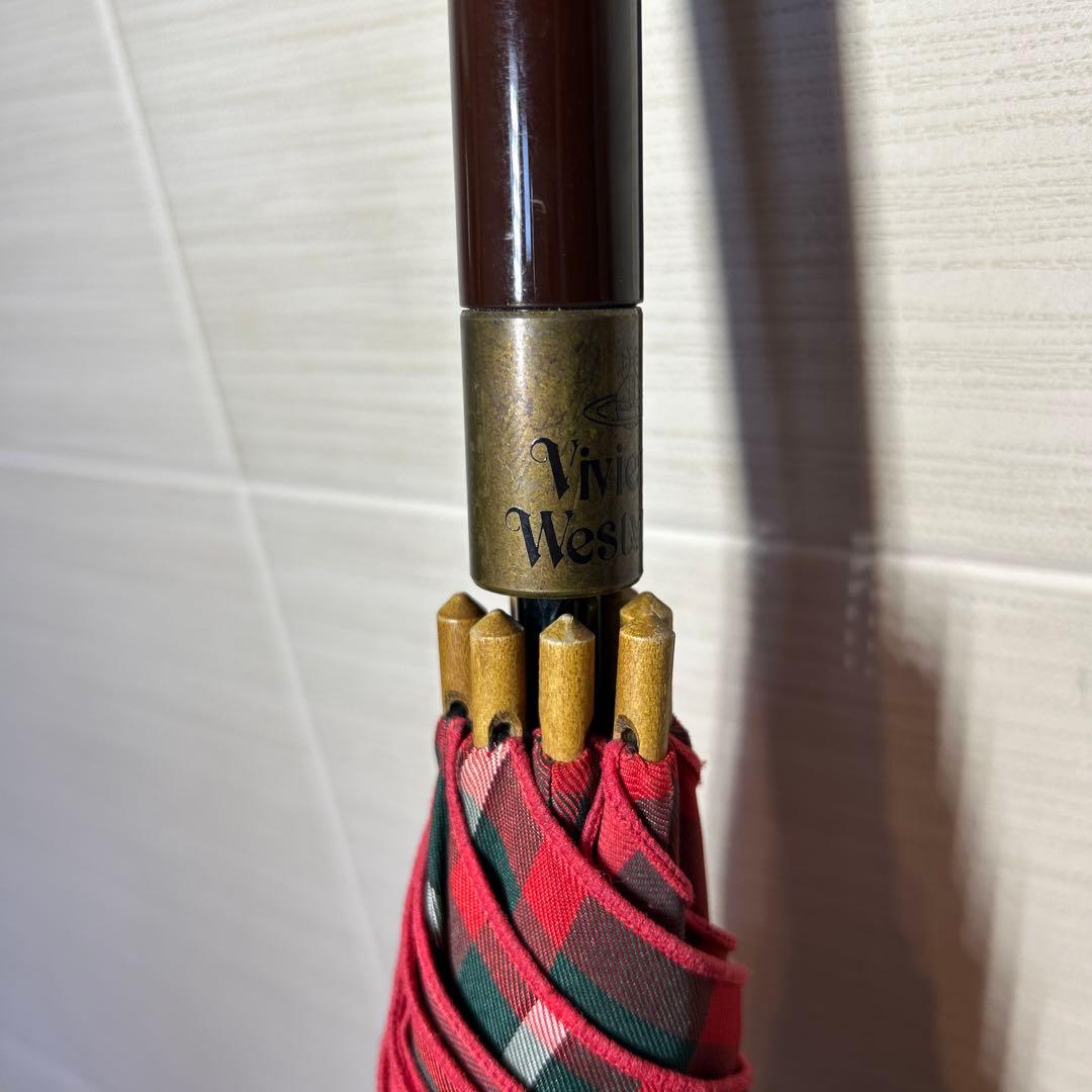 VivienneWestwood ヴィヴィアンウエストウッド　 傘　赤　チェック