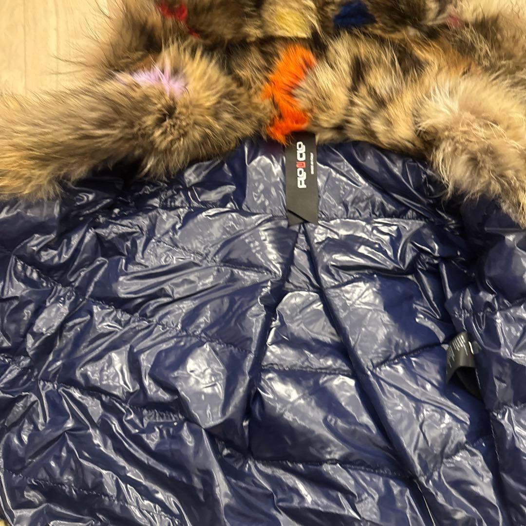 専用迷彩柄ファー　ダウン　高級　M 美品