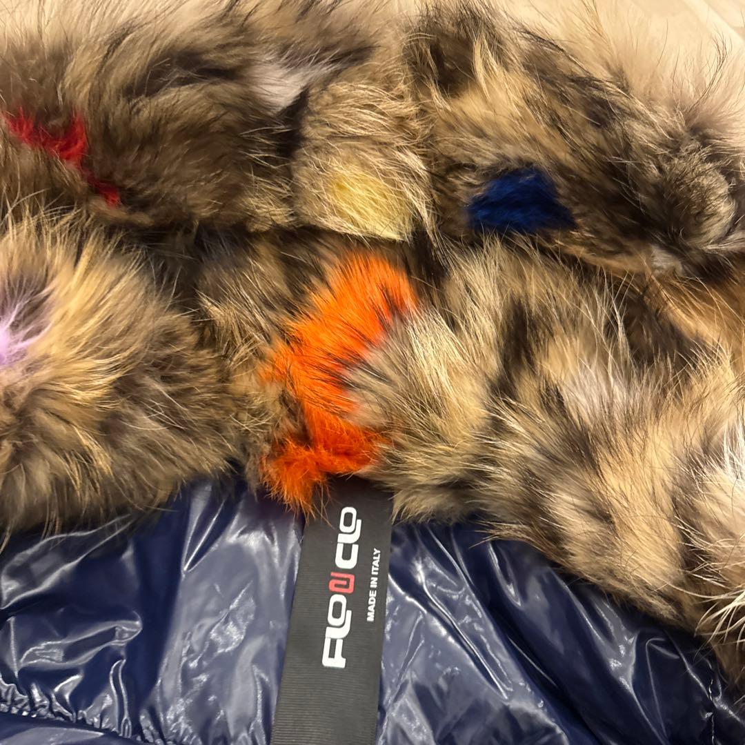 専用迷彩柄ファー　ダウン　高級　M 美品