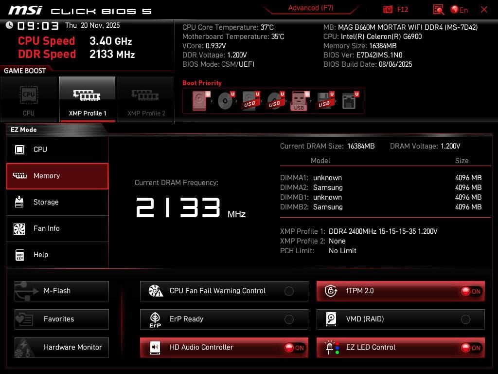 【もん】MSI MAG B660M MORTAR WIFI DDR4