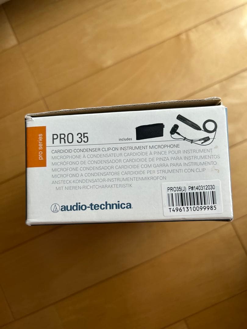 り*パ様 audio-technica PRO 35 コンデンサークリップオンマ