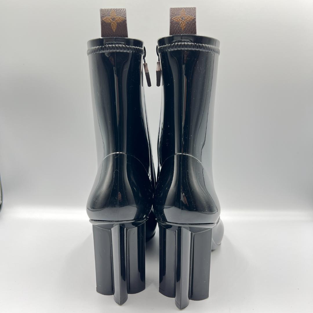 【極美品】ルイヴィトン シルエットライン アンクルブーツ 25cm レインブーツ
