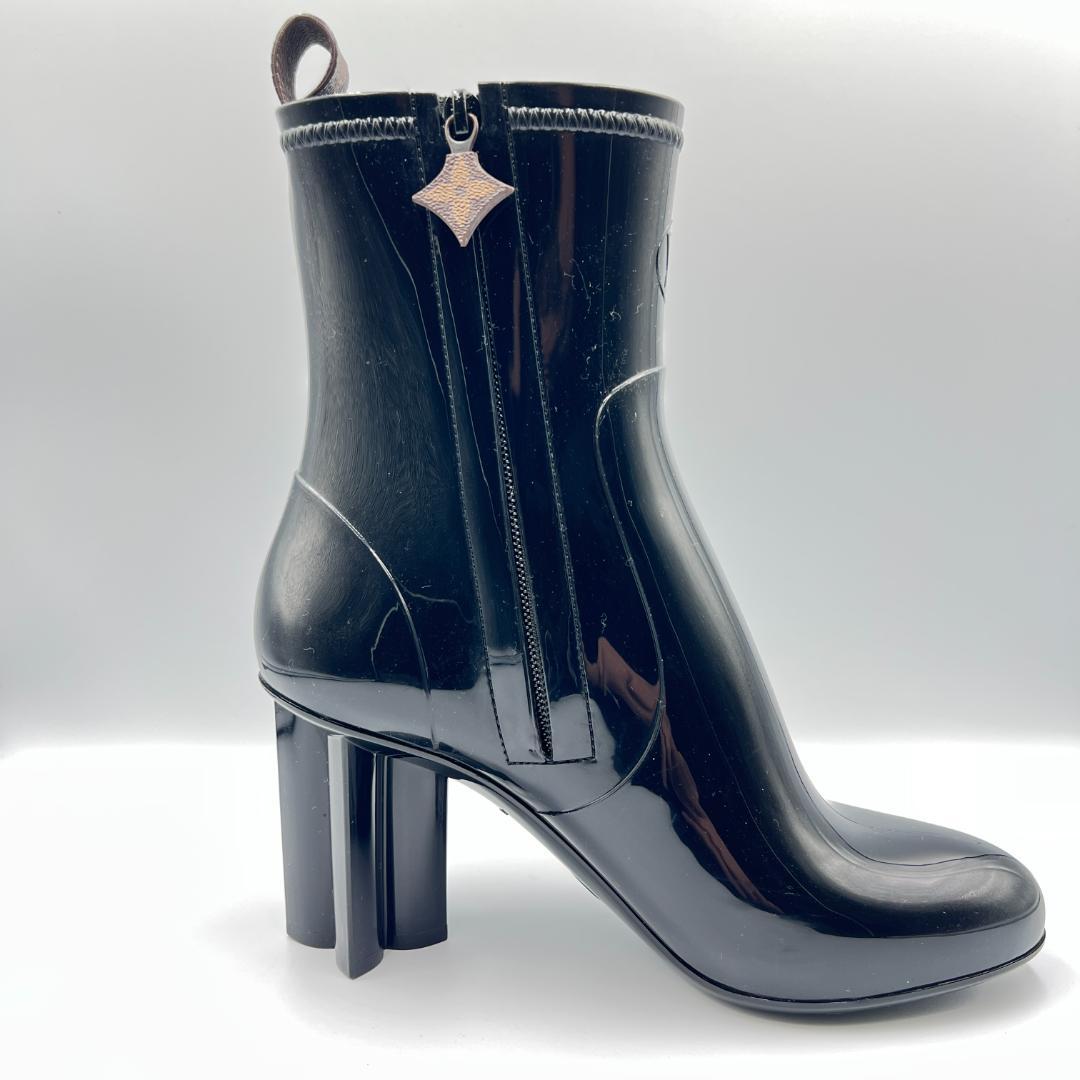 【極美品】ルイヴィトン シルエットライン アンクルブーツ 25cm レインブーツ
