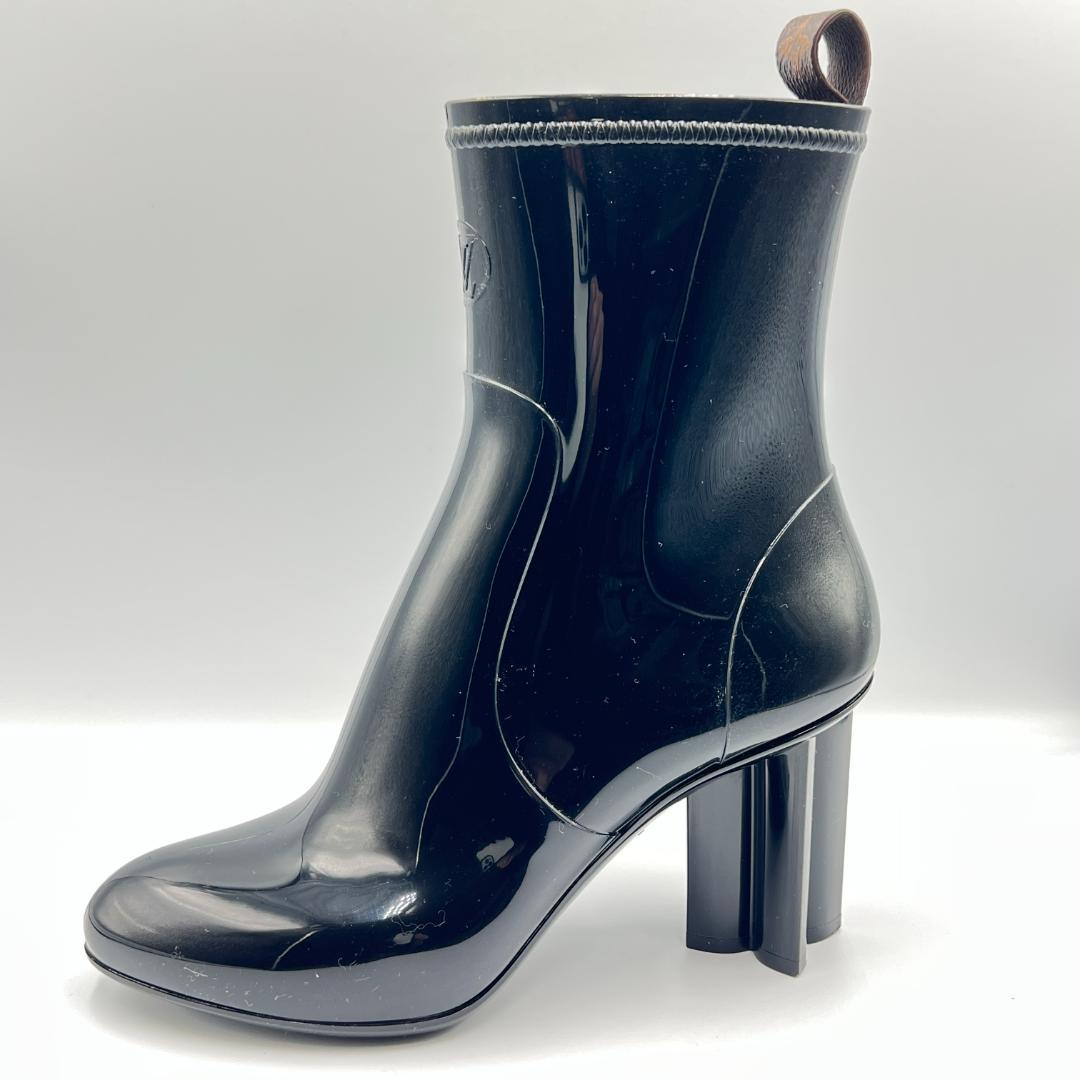 【極美品】ルイヴィトン シルエットライン アンクルブーツ 25cm レインブーツ