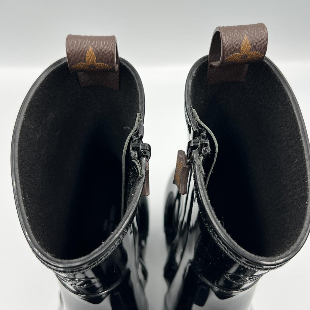 【極美品】ルイヴィトン シルエットライン アンクルブーツ 25cm レインブーツ