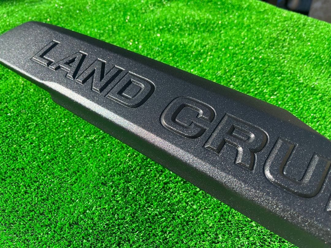 ランドクルーザー150後期リアガーニッシュ本物ラプターライナー塗装