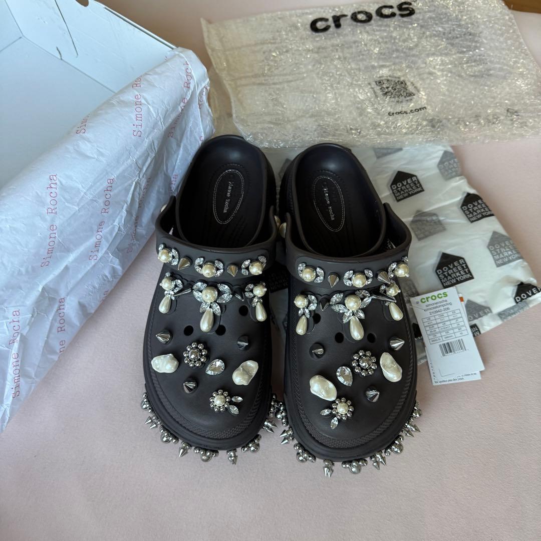 Simone Rocha CROCS US 11 UK 10 コラボ　サンダル