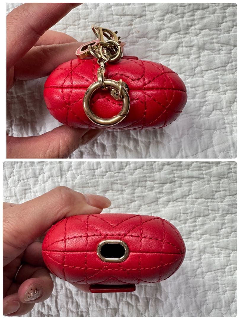 美品 ChristianDior レディディオール AirPods Proケース