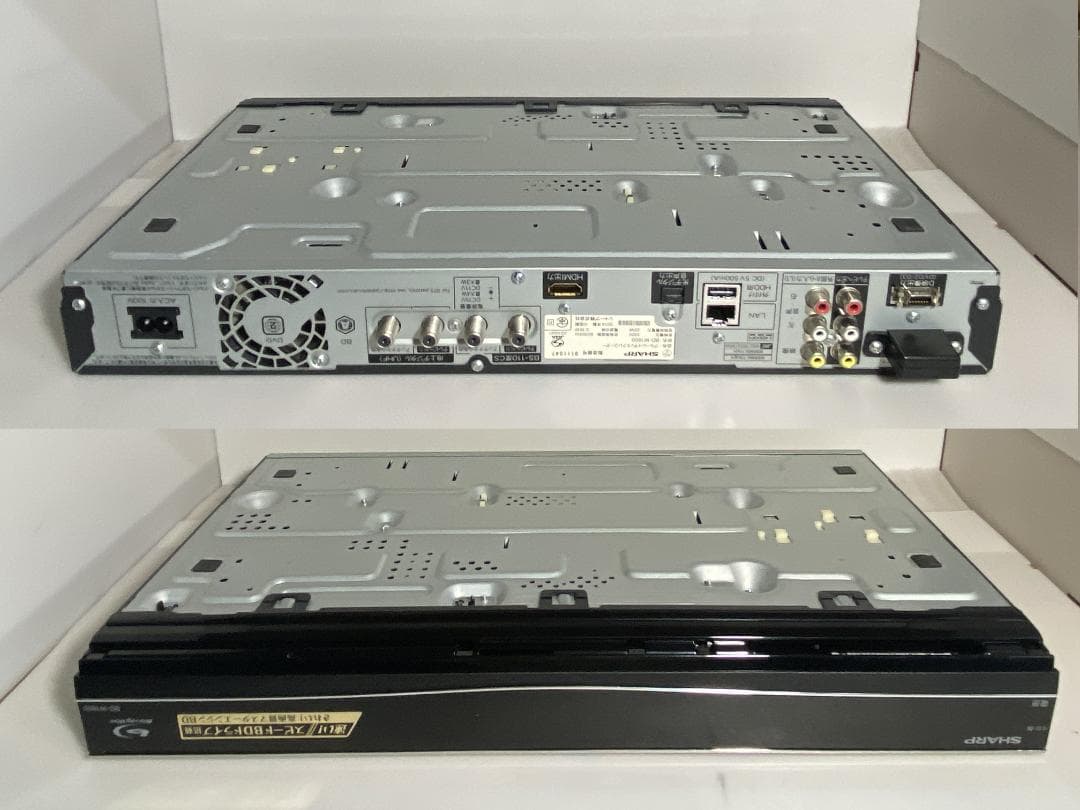 SHARP　AQUOS　BD-W1600 HDD:1TB　2番組同時録画