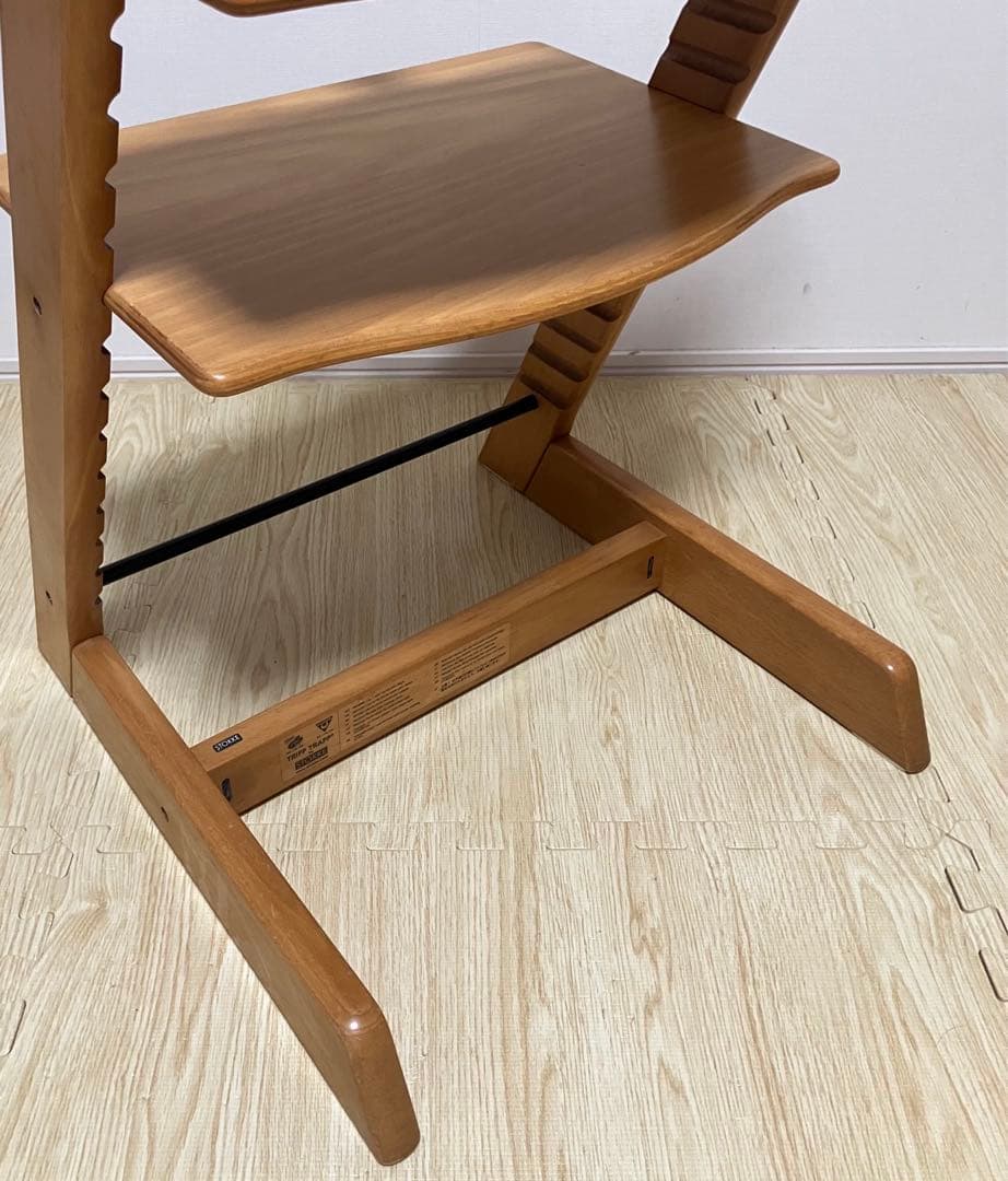 送料無料 ベビーガード付き ベビーチェア ストッケ トリップトラップ ナチュラル