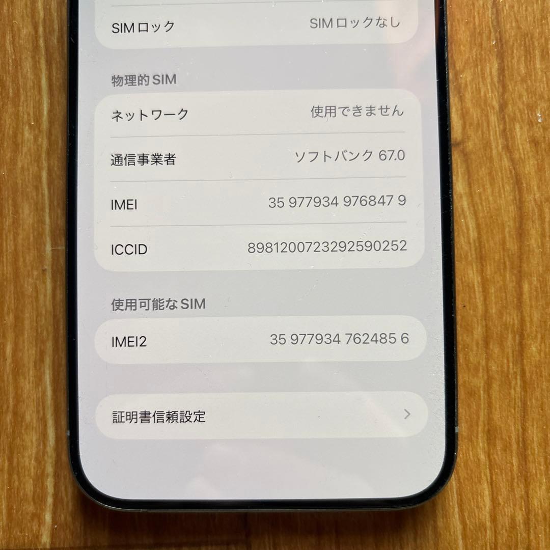 最安値　Apple iPhone 15 Pro Max 本体　256GB