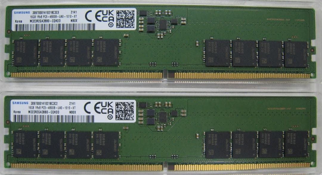 【値下げ】デスクトップ用メモリ　DDR5-4800 16GB x 2