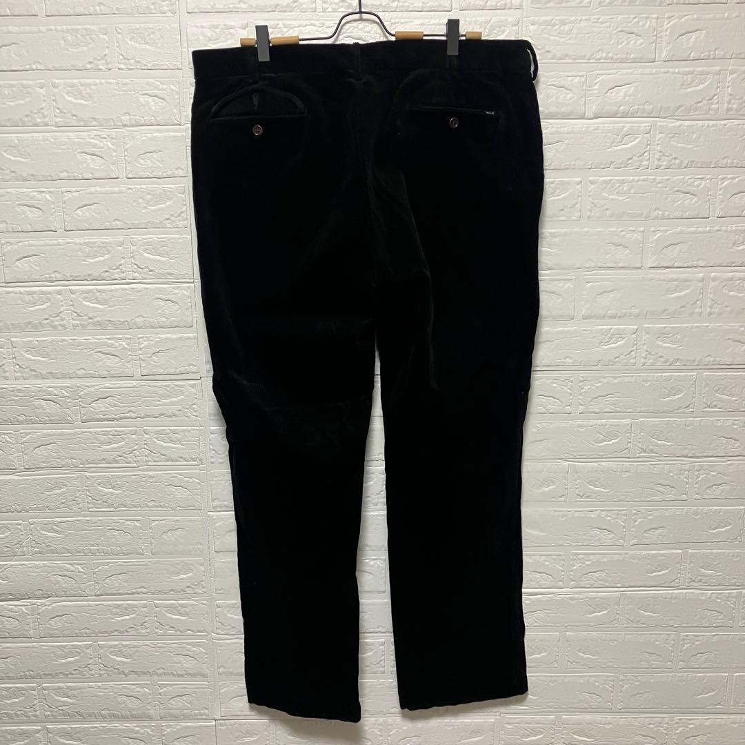 ●G23【US輸入】ラルフローレン コーデュロイパンツ ブラック系 【W38】