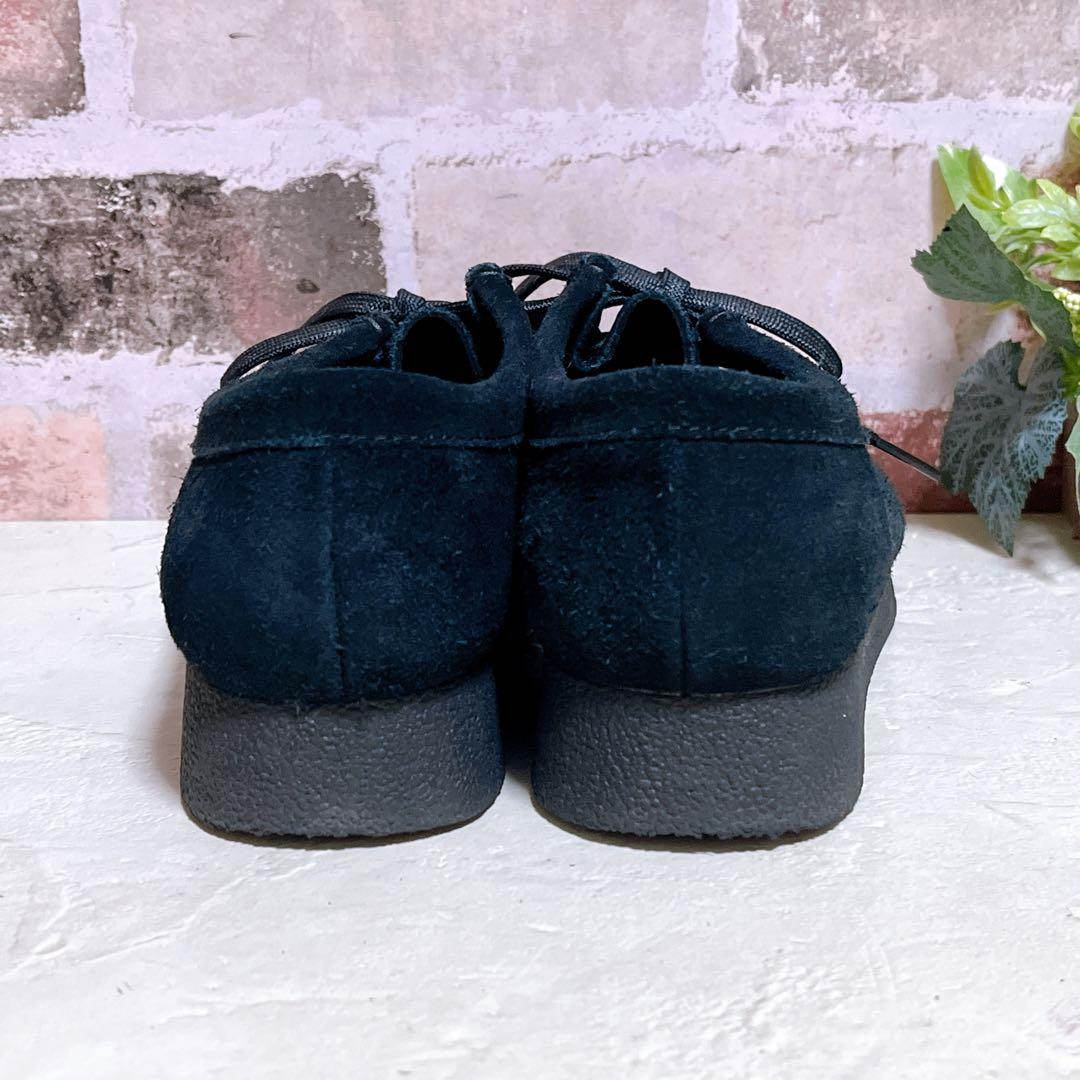 極美品【Clarks クラークス】ワラビー スエード 黒 チロリアンシューズ
