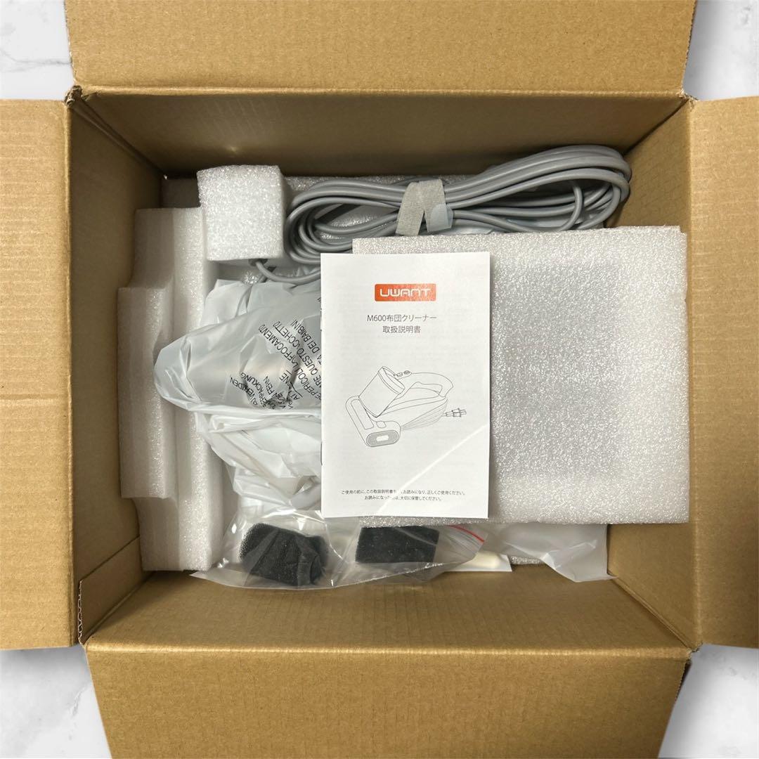 新品布団クリーナー 布団掃除機 18KPa 強力吸引 65℃ 熱風乾燥 UV除菌