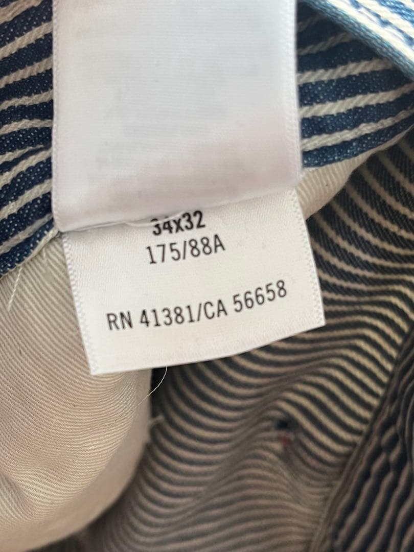 ポロラルフローレン　ヒッコリー　ペインターパンツ　34×32 Lサイズ