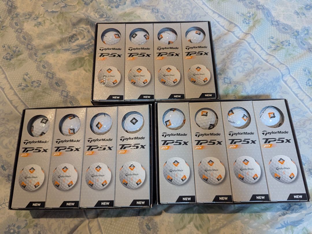 【新品】TaylorMade TP5X pix 3ダース