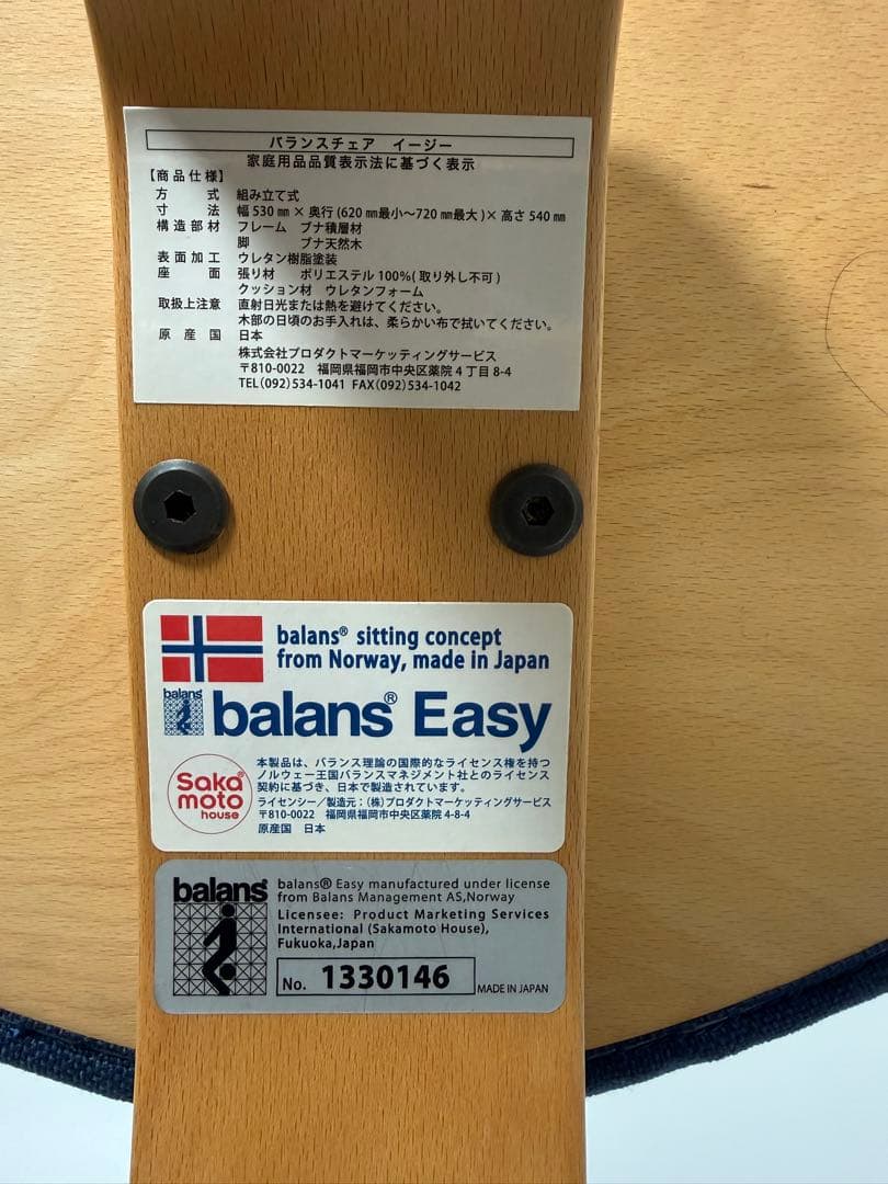 バランスチェア　イージー　balans Easy　サカモトハウス
