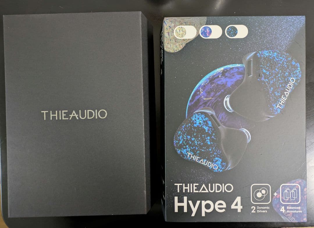 【美品】THIEAUDIO Hype 4 ブラック リケーブル可能イヤホン
