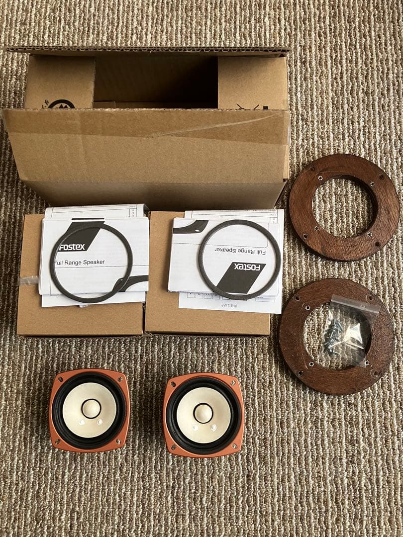 Fostex FE83-Sol フルレンジスピーカー2本　新品同様　おまけ付き