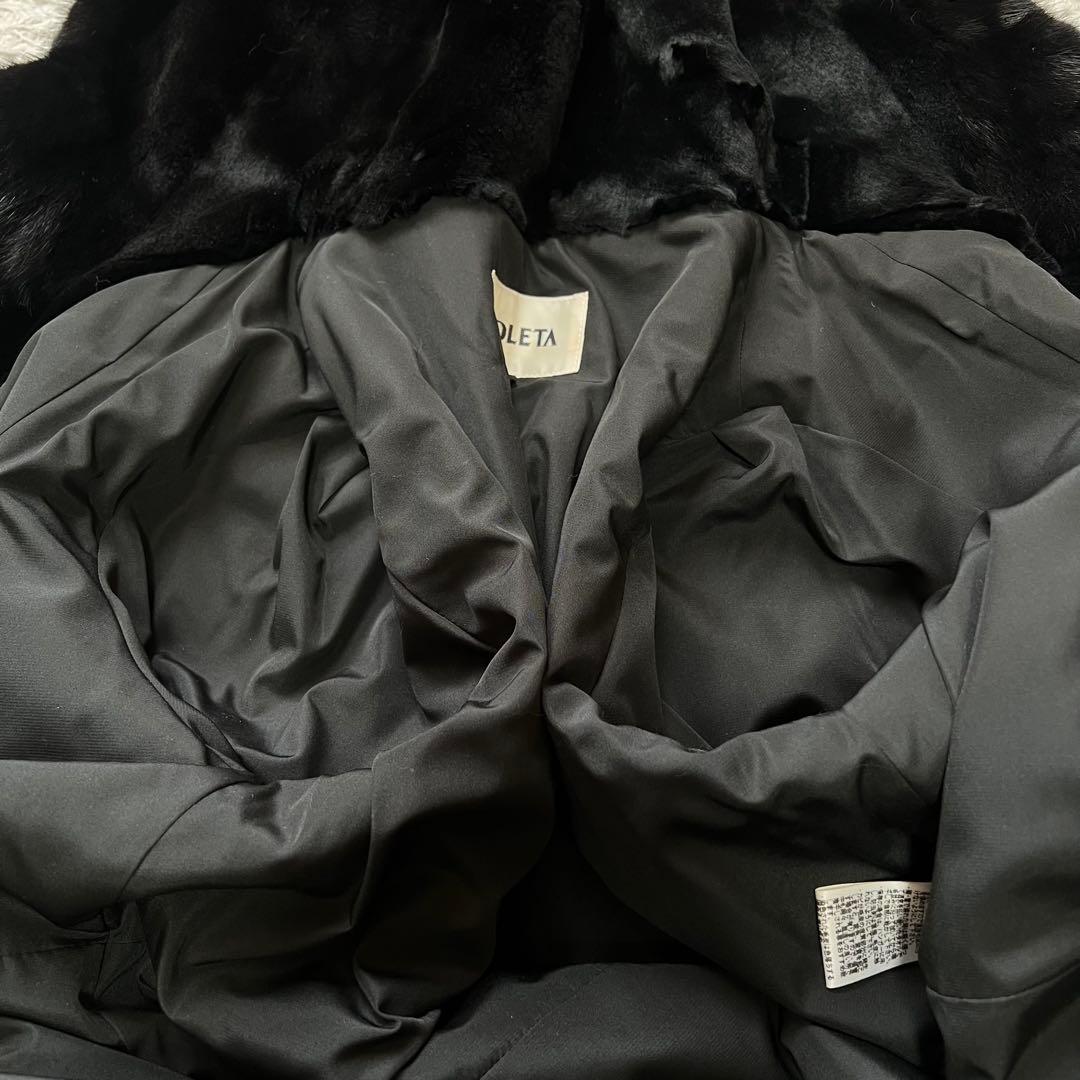 近年モデル コペンハーゲン ミンクファー シェアードコート フード付 軽量 毛皮