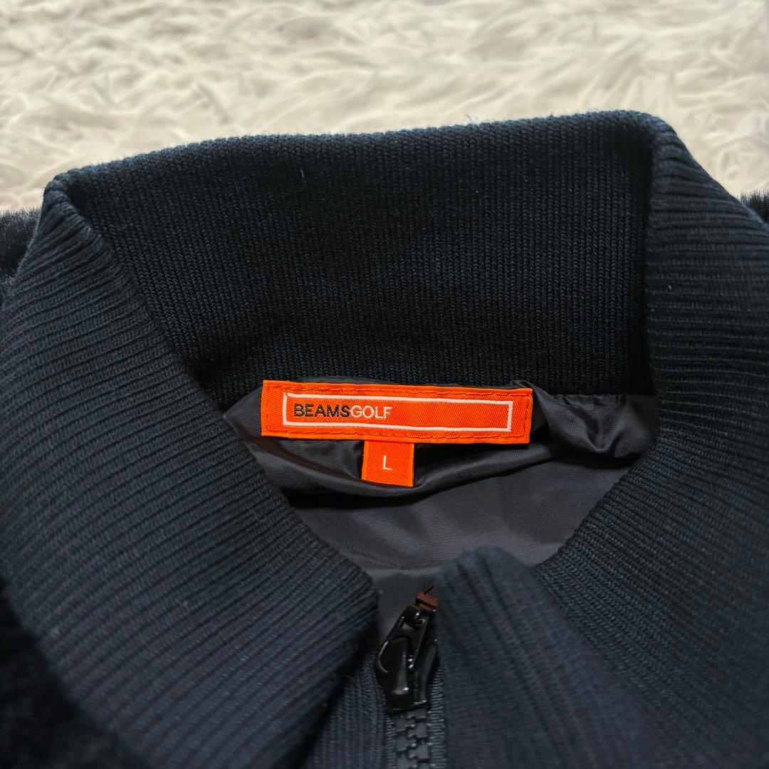 最新作 ビームスゴルフ ワンピース ダウン ブルゾン ファー ブラック スカート