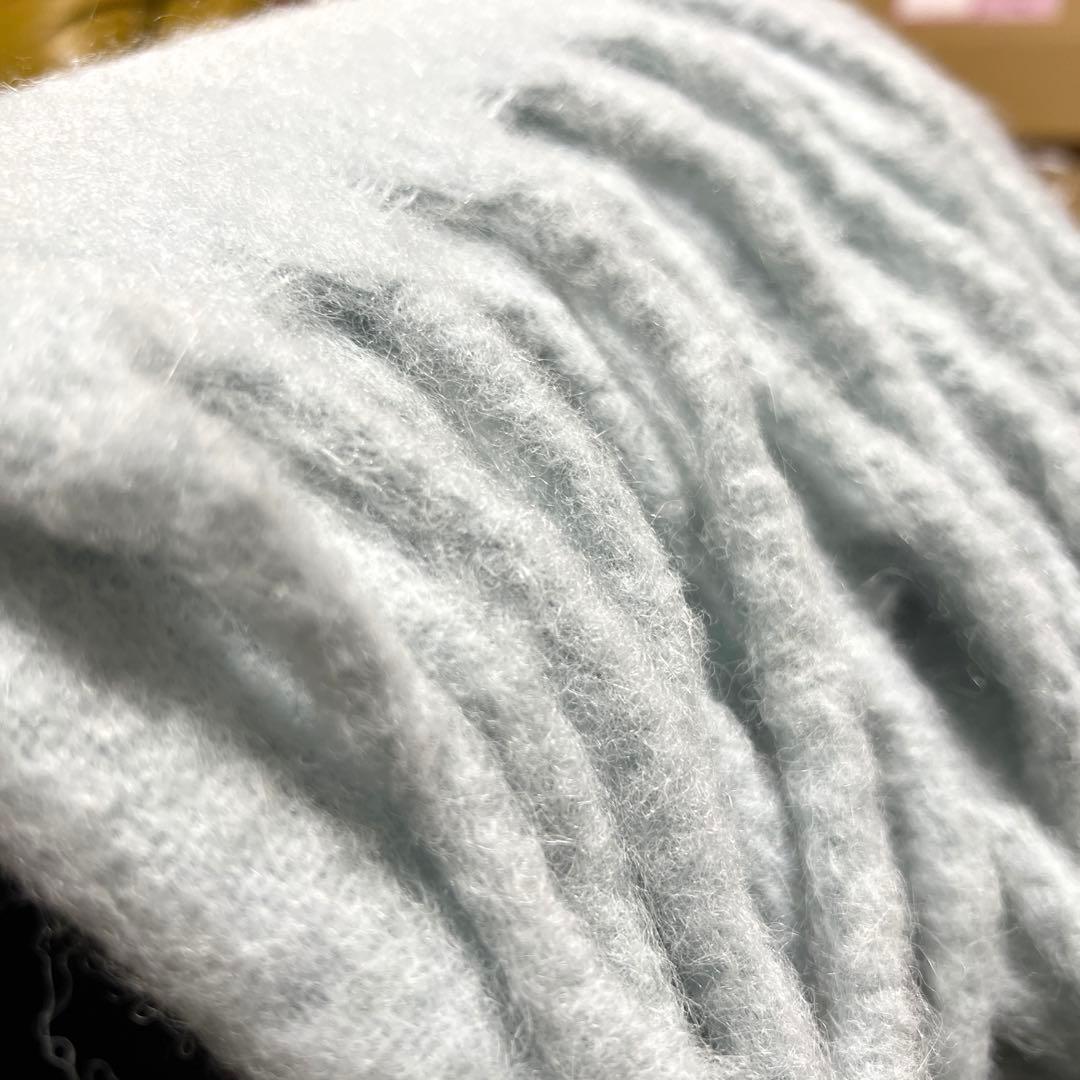 と*か様 ASAUCE MELER ウール　アルパカ　フリンジ　ストール