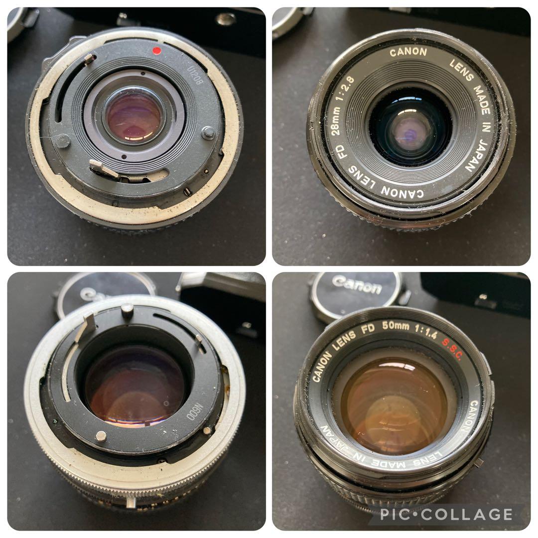 Canon F-1 レンズ50mm 1.4 S.S.C 28mm フィルムカメラ