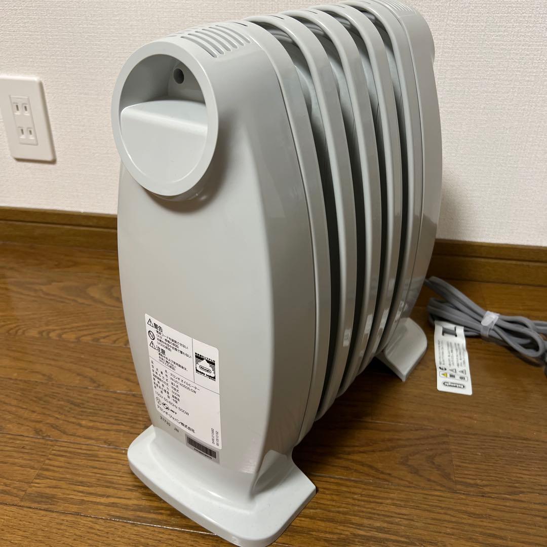 【美品】デロンギ　オイルヒーター　ミニ　RHJ01A0505-DW