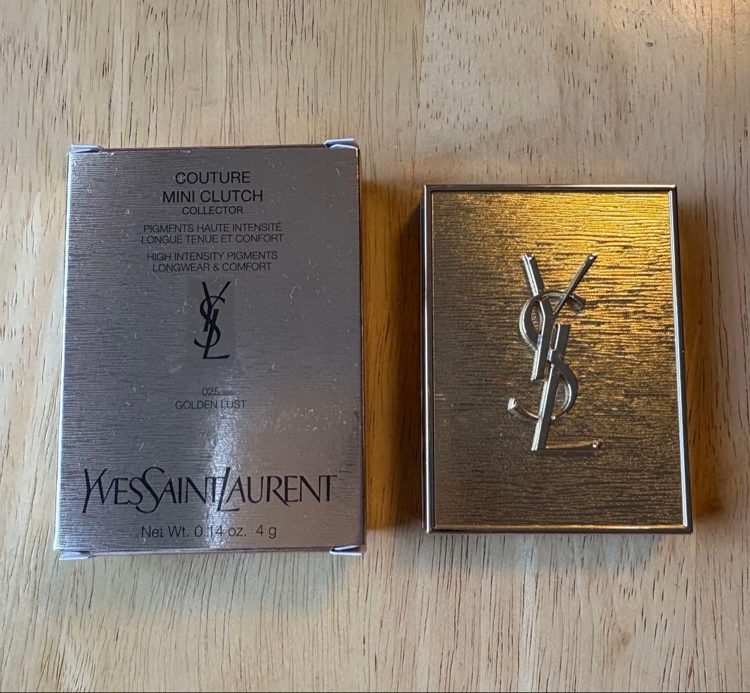 YSL イヴサンローラン クチュールミニクラッチ 025 ゴールデン ラスト